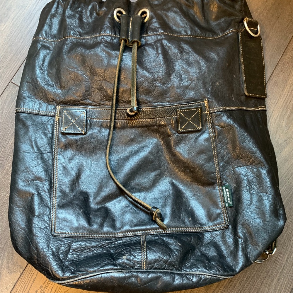 SOLD - Rugby (m0851) vintage backpack/duffel in GUC - Picture 1 of 10